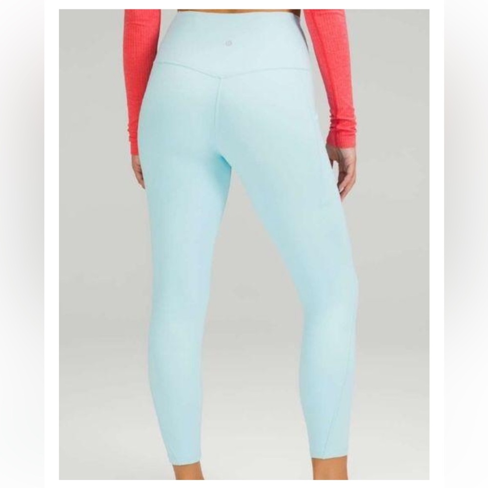 Lululemon light blue double lined leggings